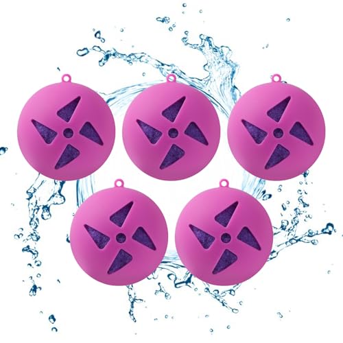Dottduya Wasserbälle,Spielspaß Spritz Bälle 5er Set - Wiederverwendbare Outdoor-Spielbälle für Sommerpartys, Gartenaktivitäten und Kindergeburtstage von Dottduya