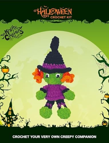 Dotty Design Knitty Critters - Halloween - Hexe | Anfängerfreundliches Häkel-Bastelset mit recyceltem Garn Dotty Design Knitty Critters - Halloween - Hexe | Anfängerfreundliches Häkel-Bastelset mit recyceltem Garn von Dotty Design