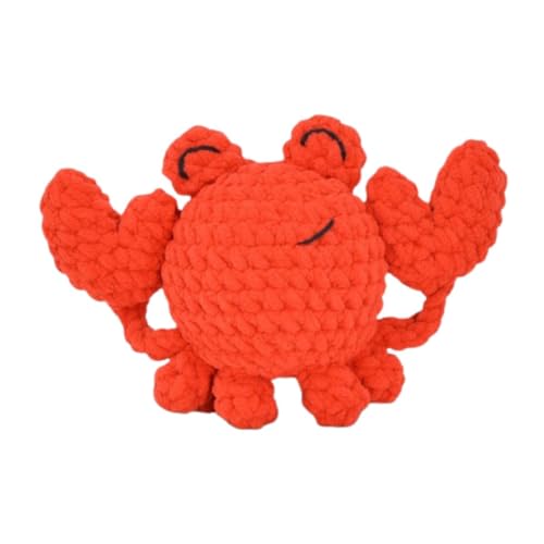 Dotty Design Knitty Critters - Yarnimals - Colin The Crab | Anfängerfreundliches Häkel-Bastelset mit recyceltem Garn von Dotty Design