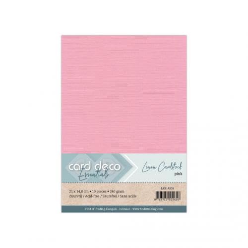 Leinenkarton, A5, Pink von Dotty Design