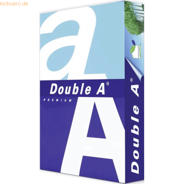 Double A Kopierpapier Double A Premium A4 80g/qm weiß VE=500 Blatt von Double A