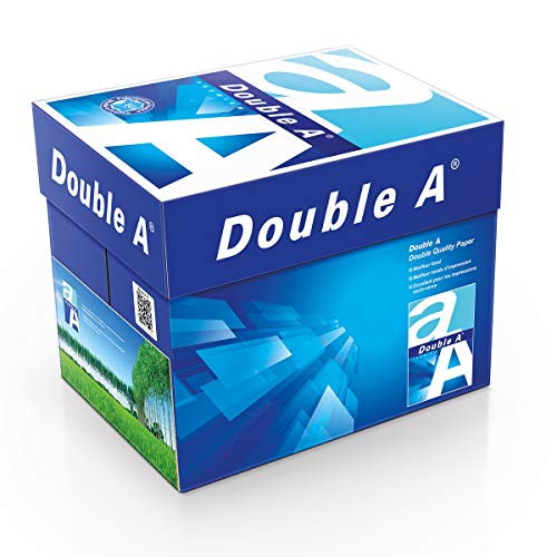 Double A Drucker-/ Kopierpapier Premium: A3, 80 g/m², 2500 Blatt (5x500), weiß von Double A