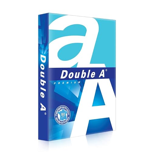 Double A PREMIUM Universal Druckerpapier: A4, 80 g/m², 500 Blatt, weiß von Double A