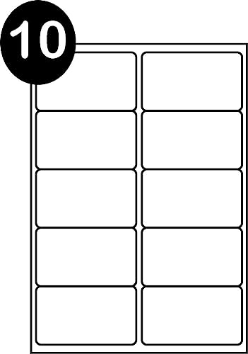 Double Dragon, Selbstklebende Adress-Etiketten, A4, 10 Etiketten pro Blatt, 100 Blatt, 99,1 x 57 mm, 1000 Etiketten, für Laserdruck, Tintenstrahldruck, Stift/Bleistift/Marker, Handschrift Double Dragon, Selbstklebende Adress-Etiketten, A4, 10 Etiketten pro Blatt, 100 Blatt, 99,1 x 57 mm, 1000 Etiketten, für Laserdruck, Tintenstrahldruck, Stift/Bleistift/Marker, Handschrift von Double Dragon