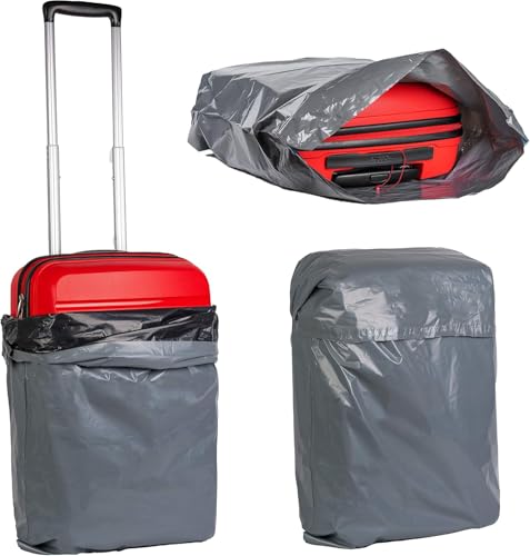 Double Dragon 24x36 Große Selbstklebe-Graue Versandtaschen | Robust & Manipulationssicher | Extra starke Polyethylen-Umschläge (Packung mit 10) von Double Dragon