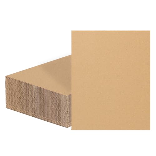 Doubleggs 25 Stück 21,6 x 27,9 cm Wellpappbögen, 2 mm dicke, flache Kartoneinsätze für Handwerk, Versand, Versand, Bastelprojekte Doubleggs 25 Stück 21,6 x 27,9 cm Wellpappbögen, 2 mm dicke, flache Kartoneinsätze für Handwerk, Versand, Versand, Bastelprojekte von Doubleggs