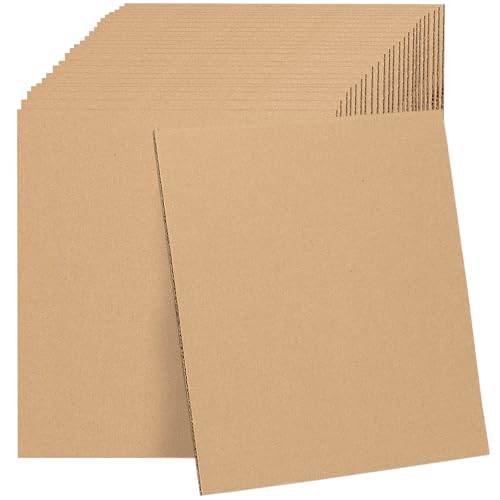 Doubleggs 25 Stück 30,5 x 40,6 cm Wellpappbögen, 2 mm dick, flache Kartoneinsätze für Handwerk, Versand, Versand, Bastelprojekte Doubleggs 25 Stück 30,5 x 40,6 cm Wellpappbögen, 2 mm dick, flache Kartoneinsätze für Handwerk, Versand, Versand, Bastelprojekte von Doubleggs