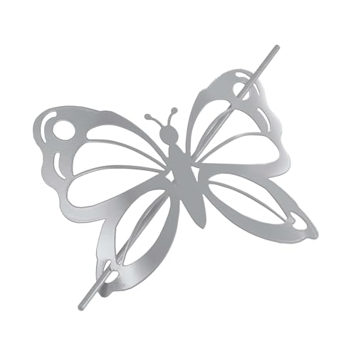 DOUCEUR D'INTERIEUR Schreibblock, 16 x 14 cm, Metall, Farfalina Grau DOUCEUR D'INTERIEUR Schreibblock, 16 x 14 cm, Metall, Farfalina Grau von Douceur d'Intérieur