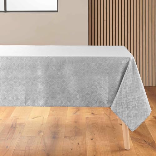 douceur d'intérieur Azuline Tischdecke, rechteckig (140 x 250 cm), Grau, beschichteter Jacquard douceur d'intérieur Azuline Tischdecke, rechteckig (140 x 250 cm), Grau, beschichteter Jacquard von Douceur d'Intérieur