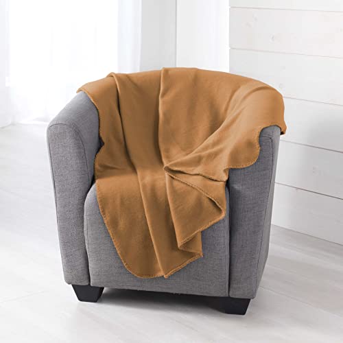 Douceur d'Intérieur, Milou Camel Fleecedecke (125 x 150 cm) Douceur d'Intérieur, Milou Camel Fleecedecke (125 x 150 cm) von Douceur d'Intérieur