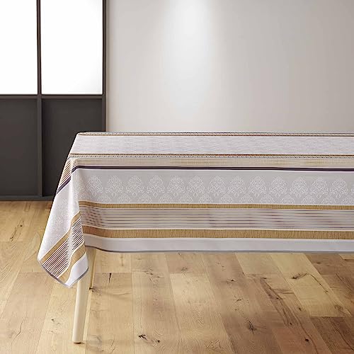 Douceur d'Intérieur Imperial Tischdecke, rechteckig (150 x 200 cm), bedrucktes Polyester von Douceur d'Intérieur