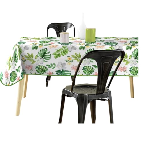 Douceur d'Intérieur Baleares Tischdecke, rechteckig (140 x 240 cm), bedruckter PVC von Douceur d'Intérieur