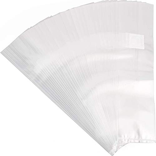 Doumneou 100 Stück Pilzzuchtbeutel, , 6 Beutel, 15 x 35,1 cm, 0,2 Mikrometer, Filter, atmungsaktiv, autoklavierbar Doumneou 100 Stück Pilzzuchtbeutel, , 6 Beutel, 15 x 35,1 cm, 0,2 Mikrometer, Filter, atmungsaktiv, autoklavierbar von Doumneou