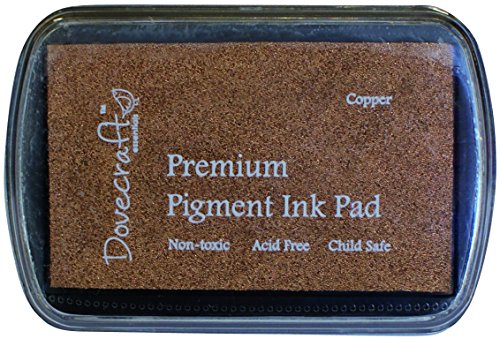 Dovecraft Essentials - Premium Non Toxic Pigment Ink Pad - Copper von Dovecraft