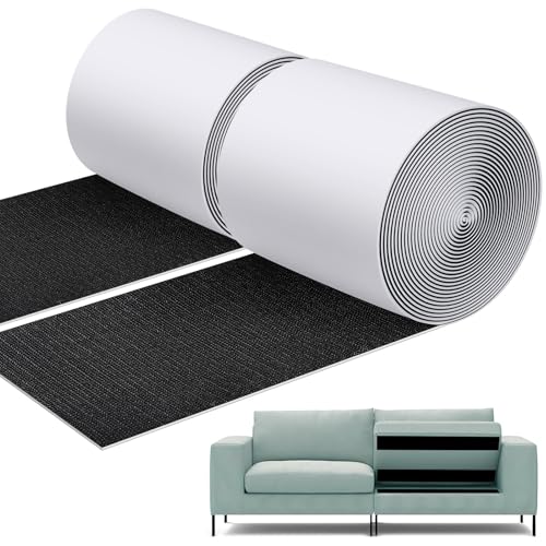 Dovesail Klebeband mit Haken und Ring, 15 cm x 6 m, selbstklebende Streifen mit Haken und Ring, um ein Verrutschen der Sofakissen zu verhindern und die Matte an Ort und Stelle zu halten Dovesail Klebeband mit Haken und Ring, 15 cm x 6 m, selbstklebende Streifen mit Haken und Ring, um ein Verrutschen der Sofakissen zu verhindern und die Matte an Ort und Stelle zu halten von Dovesail