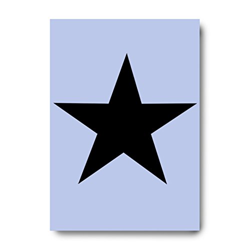 Dovetails Vintage Big Star Großer Stern Vorlage A4 Schablone für gestrichene Dekoration von Dovetails Vintage