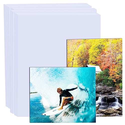 Doxiru 10 x 8" Fotopapier Premium-Fotopapier, Kunstdruckpapier, 180 g/m², Druckerpapier, weißes Hochglanzpapier, Fotodruckerpapier, Bürobedarf für Tintenstrahldrucker von Doxiru