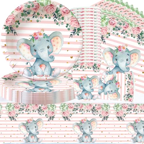 Doyomtoy Elefant Babyparty Deko Junge Partygeschirr, Serve 20 Gäste Geburtstag Partygeschirr,Tischdecken,Teller,Tassen,Servietten für Partyzubehör Geburtstag Doyomtoy Elefant Babyparty Deko Junge Partygeschirr, Serve 20 Gäste Geburtstag Partygeschirr,Tischdecken,Teller,Tassen,Servietten für Partyzubehör Geburtstag von Doyomtoy