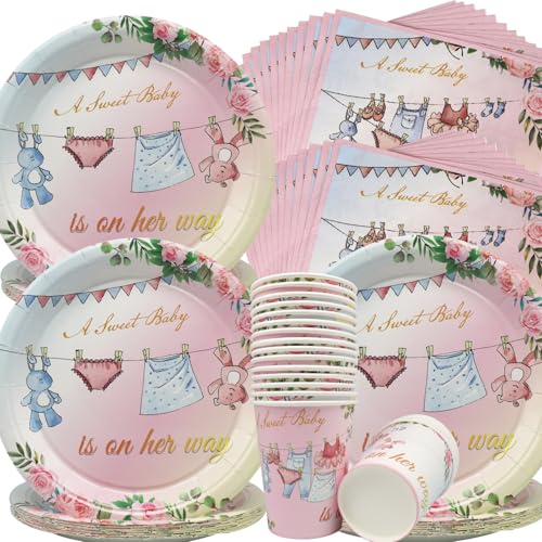 Doyomtoy Gender Reveal Party Deko,60 Stück Gender Reveal Geschirrset Papierschale,Papiertasse,Seidenpapier Girl or Boy Gender Reveal Party Deko Set Baby-Dusche Doyomtoy Gender Reveal Party Deko,60 Stück Gender Reveal Geschirrset Papierschale,Papiertasse,Seidenpapier Girl or Boy Gender Reveal Party Deko Set Baby-Dusche von Doyomtoy