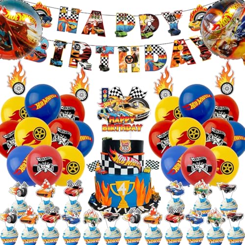 Rennwagen Geburtstag Deko,Doyomtoy 50 Stück Party Decorations Rennwagen Luftballon Racing Car Cupcake Topper Renn-Auto Geburtstag für Kinder Geburtstag Auto-Party Rennwagen Geburtstag Deko,Doyomtoy 50 Stück Party Decorations Rennwagen Luftballon Racing Car Cupcake Topper Renn-Auto Geburtstag für Kinder Geburtstag Auto-Party von Doyomtoy