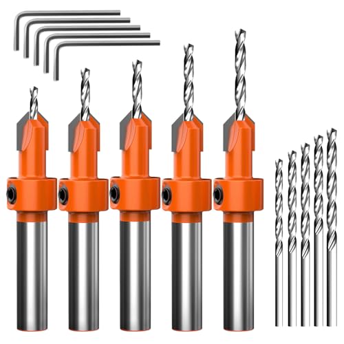15-teiliges Bohrer-Set, Fräser, Countersink Drill Bit 15-teiliges Bohrer-Set, Fräser, Countersink Drill Bit von Dozylive