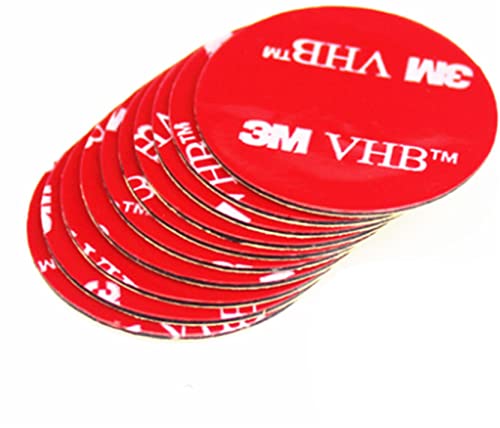 3M VHB Doppelseitiges Klebeband für Auto, Zuhause und Büro (Durchmesser 25 mm) (15 Stück) von Dpm tapes