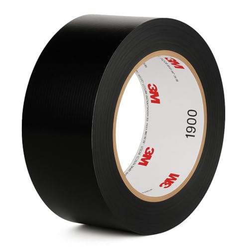 Dpm tapes - 1900 Duct Tape - Amerikanisches Klebeband extra stark für Reparaturen, Befestigung, Verpackung, Versiegelung, alle Anwendungen - Für den Innen- und Außenbereich - 50 mm x 50 m (Schwarz) von Dpm tapes