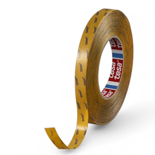 Dpm tapes - tesa 51966 doppelseitiges PET-Klebeband: starke Haftung, hält auf schwierigen Untergründen. Dicke 0,2 mm, beständig bis 130 °C, mit UV-Beständigkeit - (15 mm) von Dpm tapes