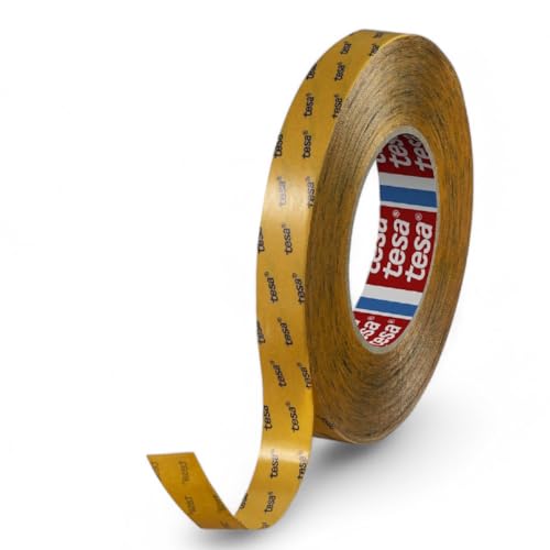 Dpm tapes - tesa 51966 doppelseitiges PET-Klebeband: starke Haftung, hält auf schwierigen Untergründen. Dicke 0,2 mm, beständig bis 130 °C, mit UV-Beständigkeit - (19 mm) von Dpm tapes