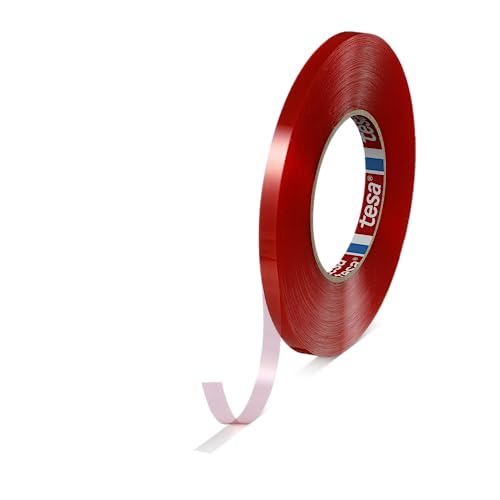 Dpm tapes Tesa 4965 Doppelseitiges Klebeband mit hoher Schnittfestigkeit und hoher und niedriger Temperatur, 9 mm x 50 m Dpm tapes Tesa 4965 Doppelseitiges Klebeband mit hoher Schnittfestigkeit und hoher und niedriger Temperatur, 9 mm x 50 m von Dpm tapes