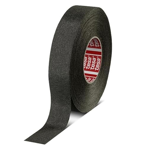 Tesa 51036 PET-Klebeband für Verkabelung, Abriebschutz, hohe Temperaturen, maximale Flexibilität, ohne Lösungsmittel, perfekt für Motoranwendungen (19 mm x 25 m) von Dpm tapes