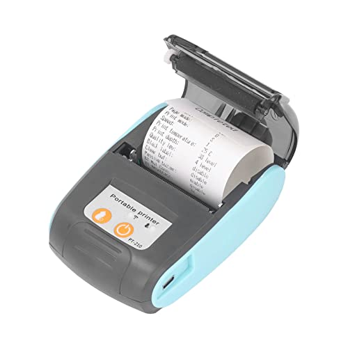 Bluetooth-Beleg-Thermodrucker, 58-mm-Bluetooth-Belegdrucker, Mini-Wireless-POS-Belegdrucker für Convenience-Stores in der Bekleidungsindustrie, Tragbarer Belegdrucker (Mit von Dpofirs