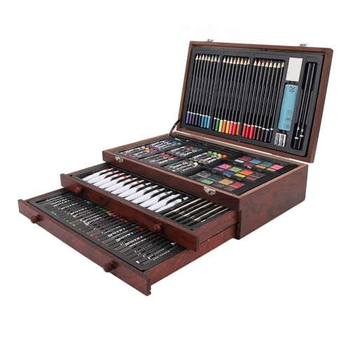 Dpofirs Holzkunstspiel, Künstler Zeichnung Zeichnung Kit 142pcs 2 Künstler, um Bewertungsboxen mit Raumspeicher Skizzen zu Qualifizieren Dpofirs Holzkunstspiel, Künstler Zeichnung Zeichnung Kit 142pcs 2 Künstler, um Bewertungsboxen mit Raumspeicher Skizzen zu Qualifizieren von Dpofirs