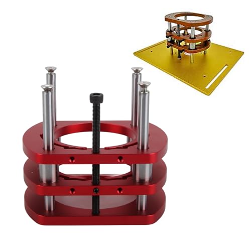 Präzisions Oberfräsenlift, Holzbearbeitungs Trimmmaschine, Frästisch aus Aluminiumlegierung, Sägeeinsatz Platten Hebesystem Basissatz für Kleine Trimmmaschinen Präzisions Oberfräsenlift, Holzbearbeitungs Trimmmaschine, Frästisch aus Aluminiumlegierung, Sägeeinsatz Platten Hebesystem Basissatz für Kleine Trimmmaschinen von Dpofirs