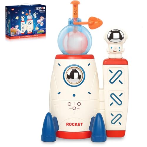 DIY Balloon Space Rocket, Sticker Decorated Balloons Craft Kit for Kids, Rocket Air Pump Fun with Balloon Monster Pals, Universe Space Theme Birthday Party Decorations Gifts for Boys Girls(352PCS) von Dpptgh