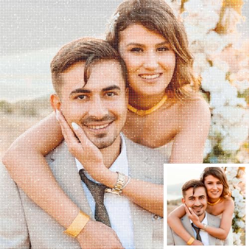 5D Diamond Painting Eigenes Foto – Custom Benutzerdefinierte Design Diamant Full Bilder, Personalisiert, Set für Erwachsene Home Decor von Dr Custom