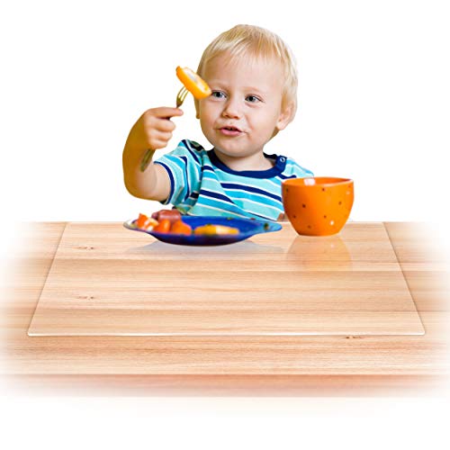 Dr. Berger – transparenter Tischschutz gegen Verschmutzungen, Macken und Kratzer – 60x40cm Kunststoff Tischunterlage mit Kantenschutz – rutschfester Kleckerschutz für Kinder und Erwachsene Dr. Berger – transparenter Tischschutz gegen Verschmutzungen, Macken und Kratzer – 60x40cm Kunststoff Tischunterlage mit Kantenschutz – rutschfester Kleckerschutz für Kinder und Erwachsene von Dr. Berger