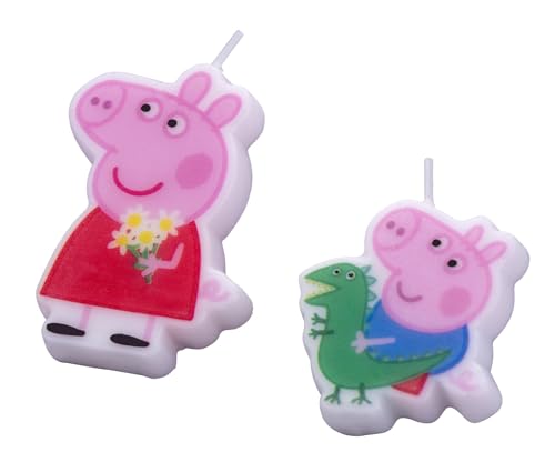 Dr. Oetker Motiv-Kerzen mit Halter Peppa Wutz – Perfekt für jeden Kindergeburtstag – hochwertige Qualität, sicher und kinderfreundlich – Praktisches Set: 2 Stück Dr. Oetker Motiv-Kerzen mit Halter Peppa Wutz – Perfekt für jeden Kindergeburtstag – hochwertige Qualität, sicher und kinderfreundlich – Praktisches Set: 2 Stück von Dr. Oetker