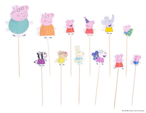 Dr. Oetker Papier Party-Picker Peppa Wutz – Praktisches Set: 24 Stück – Perfekt zum Backen mit Kindern und Fans von Peppa Pig, ideal für Kindergeburtstage und Familienfeiern Dr. Oetker Papier Party-Picker Peppa Wutz – Praktisches Set: 24 Stück – Perfekt zum Backen mit Kindern und Fans von Peppa Pig, ideal für Kindergeburtstage und Familienfeiern von Dr. Oetker