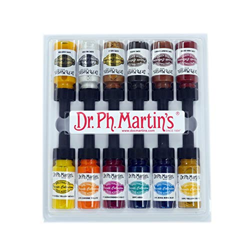 Dr. Ph. Martin's Spectralite Private Collection Flüssige Acrylfarben, 14,2 g, 12 Stück (Set 3) von Dr. Ph. Martin's