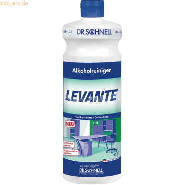 Dr. Schnell Alkoholreiniger Levante 1l Duft Zitronenmelisse Dr. Schnell Alkoholreiniger Levante 1l Duft Zitronenmelisse von Dr. Schnell