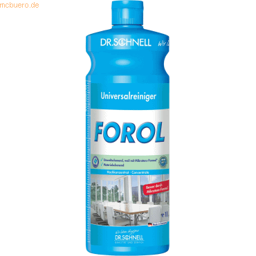 Dr. Schnell Allzweckreiniger-Konzentrat Forol 1l Dr. Schnell Allzweckreiniger-Konzentrat Forol 1l von Dr. Schnell