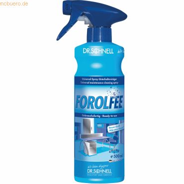 Dr. Schnell Universal-Unterhaltsreiniger Forolfee Spray gebrauchsferti von Dr. Schnell