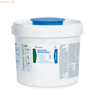 Dr. Schumacher Descosept Desinfektionstuch Spezial Wipes 00-208-ERS100 Dr. Schumacher Descosept Desinfektionstuch Spezial Wipes 00-208-ERS100 von Dr. Schumacher