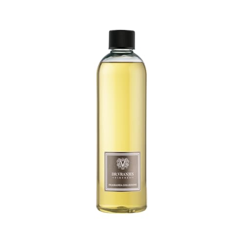 Dr. Vranjes - Leather Oud Refill 500 ml + Doppelpack Weiße Stäbchen – Nachfüllung für Raumduft-Diffuser, Luxuriöser Duft, Made in Italy, Leder, Holz, Oud, Bergamotte, Sandelholz von Dr. Vranjes