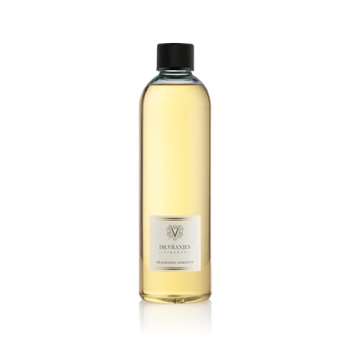 Dr. Vranjes - Rosa Tabacco 500 ml Nachfüller + Doppelpack weiße Stäbchen (3 Stück Bundle)- Luxuriöser Heimduft, Hauptduft: Orientalisch und blumig, Duftpyramide: Damaszener Rose, Tabak, Vanille von Dr. Vranjes