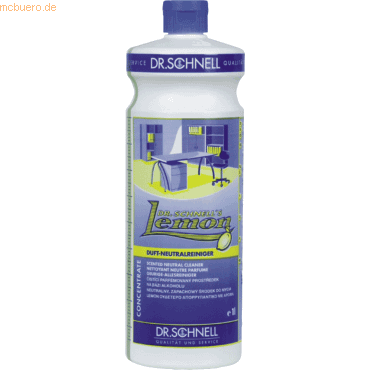 Dr.Schnell Neutralreiniger Lemon 1l von Dr.Schnell