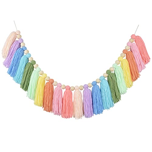 DrCor Pastellfarbene Regenbogen-Quasten-Girlande, bunt, adrette Wimpelkette, Banner für Ostern, Frühling, Kinderzimmer, Klassenzimmer, Geburtstag, Mädchen, Schlafzimmer, Wand, Fenster, Zimmer, Party, DrCor Pastellfarbene Regenbogen-Quasten-Girlande, bunt, adrette Wimpelkette, Banner für Ostern, Frühling, Kinderzimmer, Klassenzimmer, Geburtstag, Mädchen, Schlafzimmer, Wand, Fenster, Zimmer, Party, von DrCor Dreaming Decor