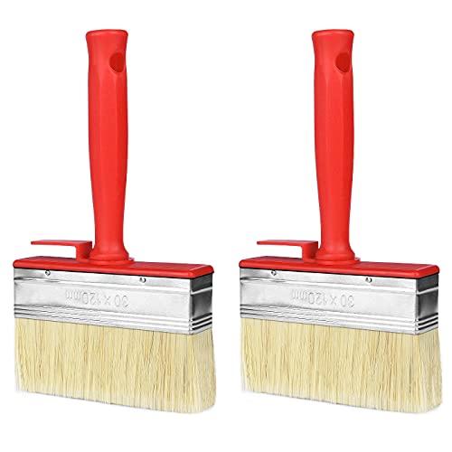 Drado 2 STK Wandpinsel, Flach-Pinsel-Set, Leichte Kunststoffborsten Pinsel, Malerpinsel, Lasur-Pinsel ideal für Maler- und Wartungsarbeiten im Freien (30 * 120mm Breit) Drado 2 STK Wandpinsel, Flach-Pinsel-Set, Leichte Kunststoffborsten Pinsel, Malerpinsel, Lasur-Pinsel ideal für Maler- und Wartungsarbeiten im Freien (30 * 120mm Breit) von Drado