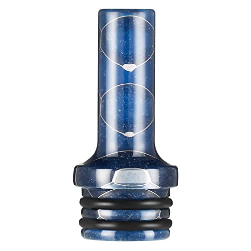 DrafTor 510 Drip Tip, Standard Drip Tip Aus Epoxidharz, E Zigarette Verdamper Mundstück(Blau) von DrafTor